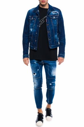 'leather biker jean' jeans, zdjęcie 2 'leather biker jean' jeans od Dsquared2